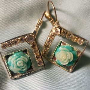 Vintage Rose Earrings